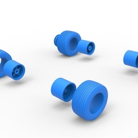 Wheel set of Australian Super Sedan 1:25 - Thumbnail 12