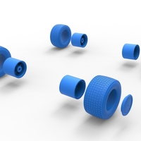 Wheel set of Australian Super Sedan 1:25 - Thumbnail 14