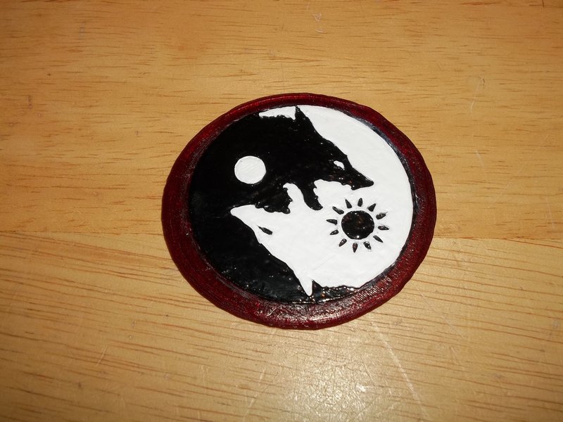 SKOLL and HATI  belt buckle