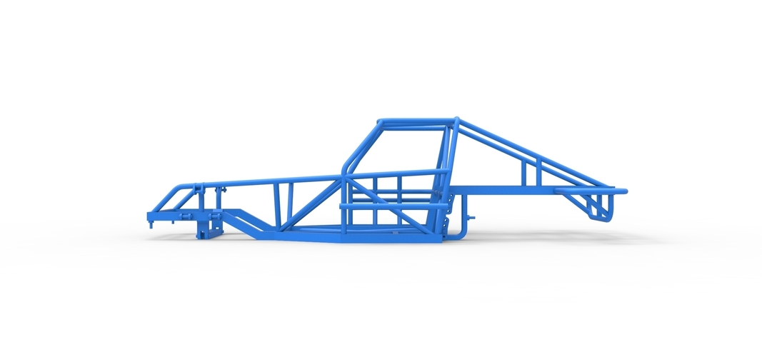 Frame of Australian Super Sedan 1:25 3D Print 565292