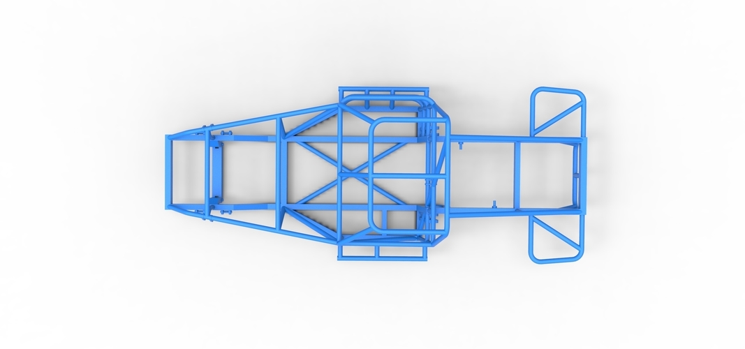 Frame of Australian Super Sedan 1:25 3D Print 565294