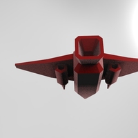 Low Poly Space Ship - Thumbnail 3