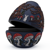 Enchanted Mushroom Forest Egg 3MF & STL - Thumbnail 2