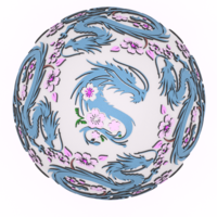 Entangled Blossom Dragon Egg Embossed & Debossed 3MF - Thumbnail 5