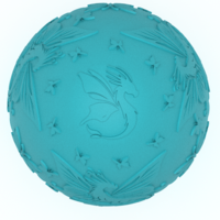 Fairy Dragon Egg Embossed & Debossed 3MF & STL - Thumbnail 4