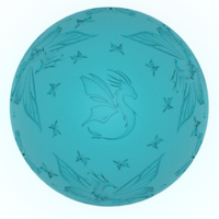 Fairy Dragon Egg Embossed & Debossed 3MF & STL - Thumbnail 5