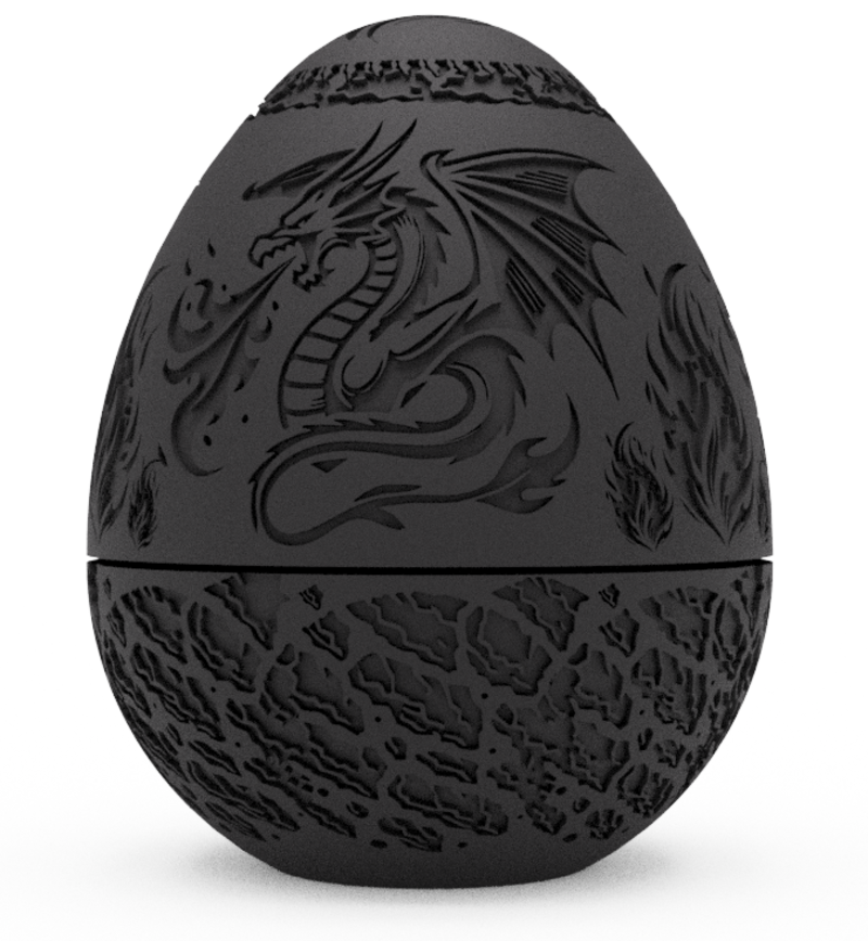 Fire Dragon Egg 3MF & STL