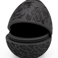 Fire Dragon Egg 3MF & STL - Thumbnail 2