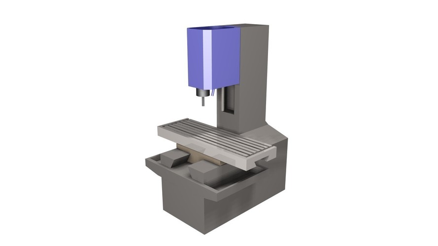 Simple CNC mill v2 3D Print 56549