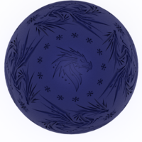Frozen Ice Dragon Egg Embossed & Debossed 3MF & STL - Thumbnail 5