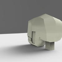 Mexican Low Poly Skull - Thumbnail 1