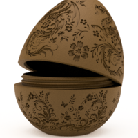 Petal Grove Dragon Egg Debossed 3MF - Thumbnail 2