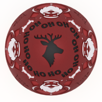 Kris Kringle’s Keepsake Egg Embossed & Debossed 3MF & STL - Thumbnail 5