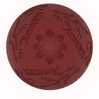 Santa’s Christmas Dragon Egg 3MF & STL - Thumbnail 3