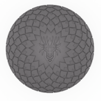Dragon Scale Egg 3MF & STL - Thumbnail 1