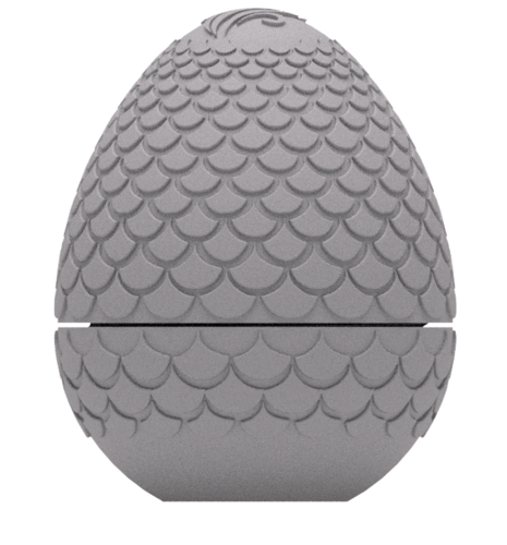 Water Scale Dragon Egg 3MF & STL