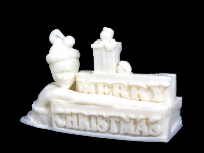 Merry Christmas 3D Print 56556