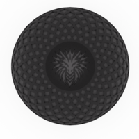 TriTipped Scaled Dragon Egg Embossed & Debossed 3MF & STL - Thumbnail 2