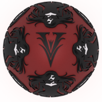 Vampiric Queen Egg Embossed & Debossed 3MF & STL - Thumbnail 6