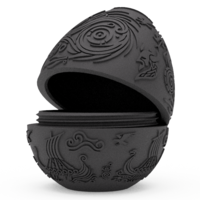 Norse Viking Dragon Egg Embossed & Debossed 3MF & STL - Thumbnail 2