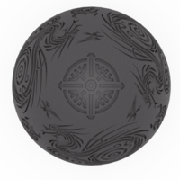 Norse Viking Dragon Egg Embossed & Debossed 3MF & STL - Thumbnail 6