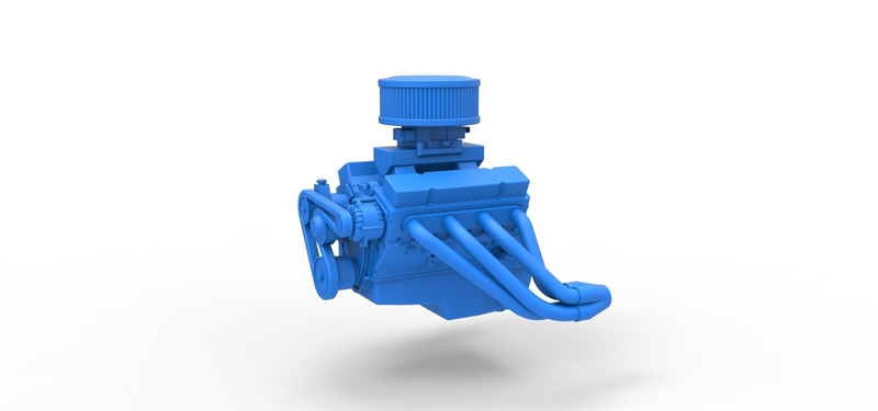 Engine of Australian Super Sedan 1:25