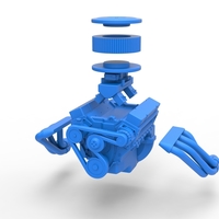 Engine of Australian Super Sedan 1:25 - Thumbnail 15