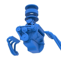 Engine of Australian Super Sedan 1:25 - Thumbnail 16