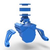 Engine of Australian Super Sedan 1:25 - Thumbnail 17