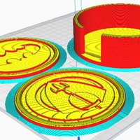 ▪ Justice League 6 Coaster Set 🥤 + Case 🌟 - Thumbnail 4