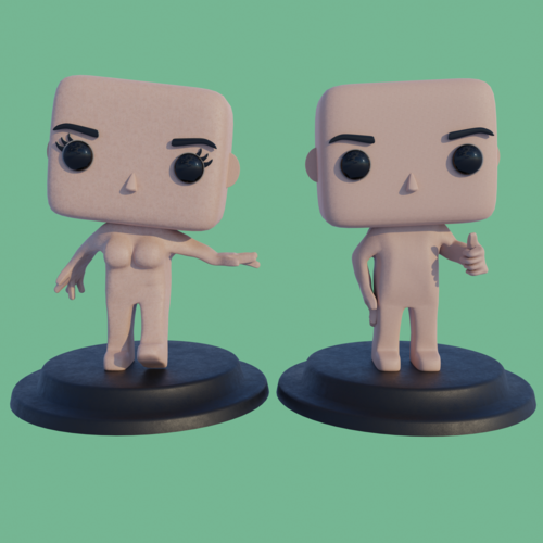 Funko Template Base 3D Printing 