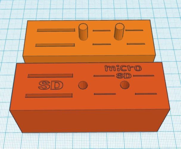 SD Card Locker 3D Print 56573
