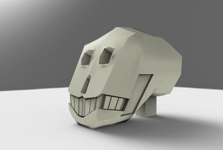 Mexican Low Poly Skull 3D Print 5658