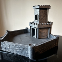 Attachable dice tower and dice tray - Thumbnail 2
