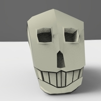 Small Mexican Low Poly Skull 3D Printing 5659