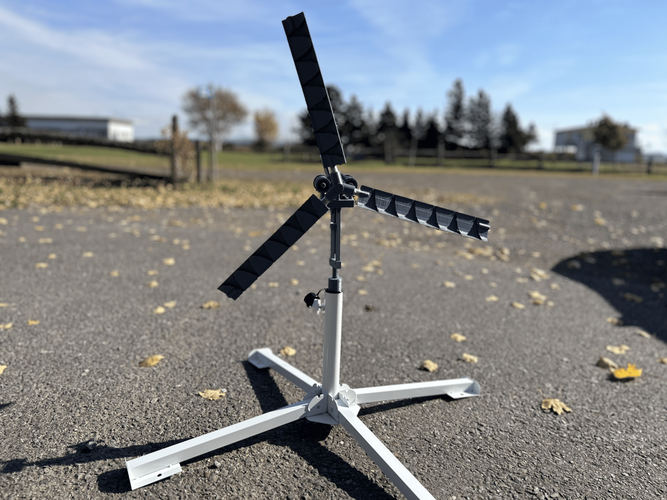 HORIZONTAL PORTABLE 3D PRINTED WIND TURBINE 15-20 WATTS
