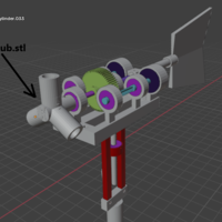 HORIZONTAL PORTABLE 3D PRINTED WIND TURBINE 15-20 WATTS - Thumbnail 4