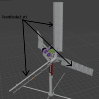 HORIZONTAL PORTABLE 3D PRINTED WIND TURBINE 15-20 WATTS - Thumbnail 6