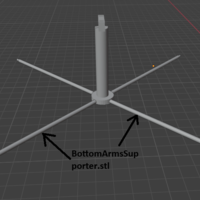 HORIZONTAL PORTABLE 3D PRINTED WIND TURBINE 15-20 WATTS - Thumbnail 16