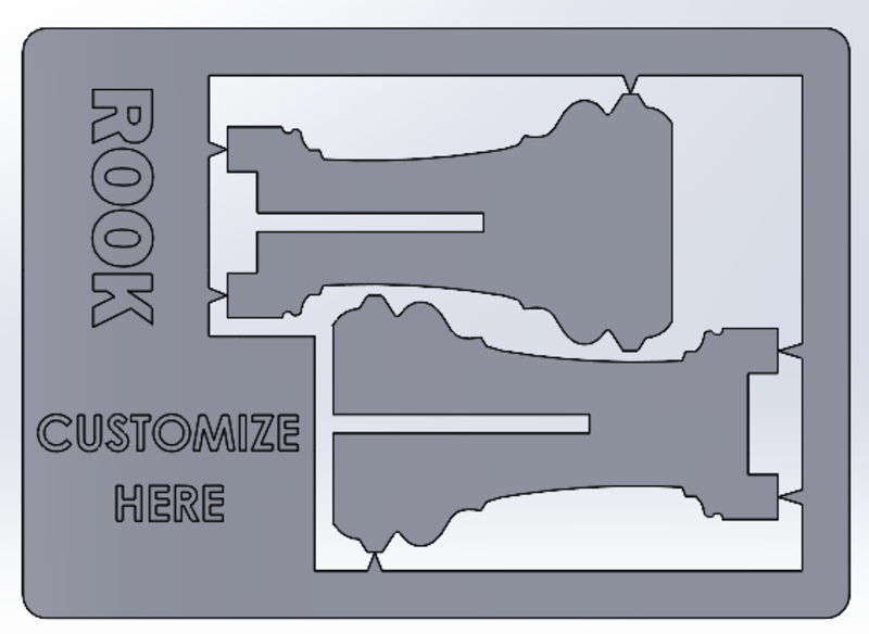Customizable Rook Business card