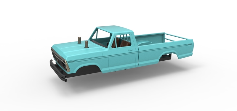 Top part of Mud truck Scale 1:25