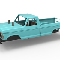 Top part of Mud truck Scale 1:25 - Thumbnail 1