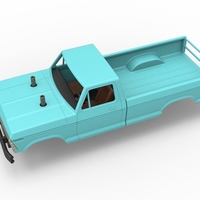 Top part of Mud truck Scale 1:25 - Thumbnail 2