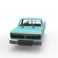 Top part of Mud truck Scale 1:25 - Thumbnail 4