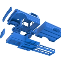 Top part of Mud truck Scale 1:25 - Thumbnail 15