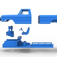 Top part of Mud truck Scale 1:25 - Thumbnail 17