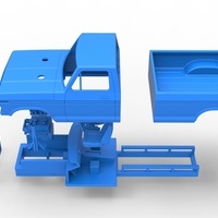 Top part of Mud truck Scale 1:25 - Thumbnail 18