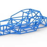 Frame of New Zealand Super Saloon race car 1:25 - Thumbnail 1