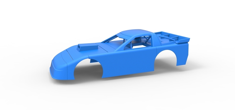 Shell of New Zealand Super Saloon race car 1:25