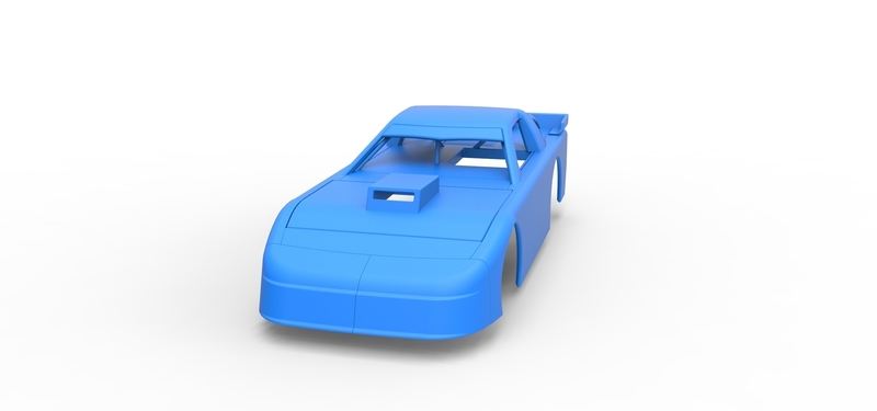 Shell of New Zealand Super Saloon race car 1:25 - Pinshape